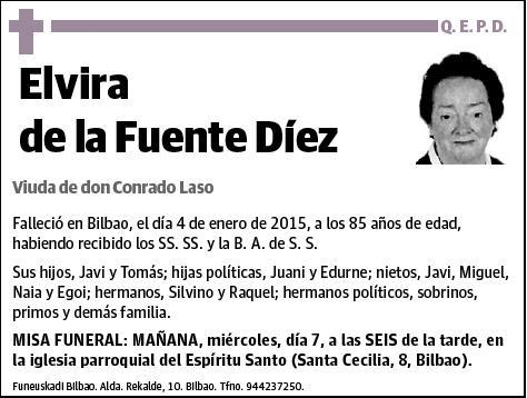 DE LA FUENTE DIEZ,ELVIRA