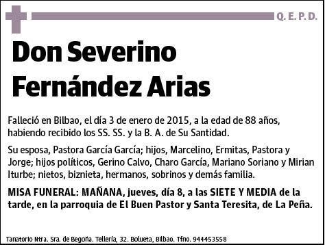 FERNANDEZ ARIAS,SEVERINO