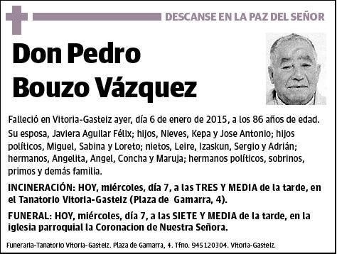 BOUZO VAZQUEZ,PEDRO