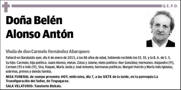 ALONSO ANTON,BELEN