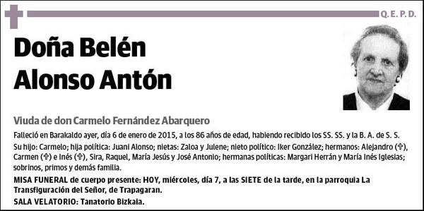 ALONSO ANTON,BELEN