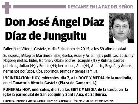 DIAZ DIAZ DE JUNGUITU,JOSE ANGEL