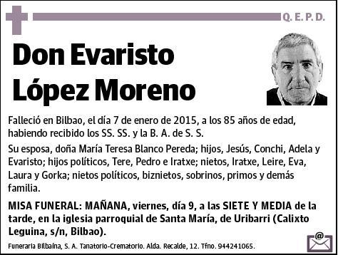 LOPEZ MORENO,EVARISTO