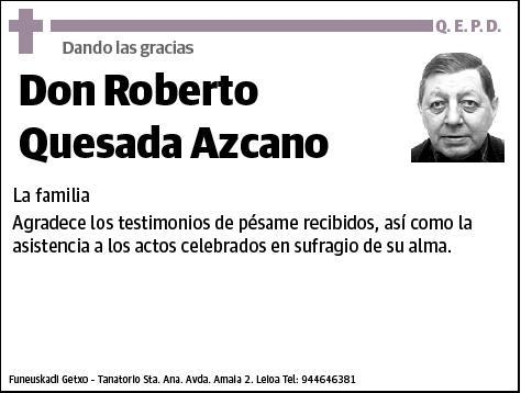 QUESADA AZCANO,ROBERTO