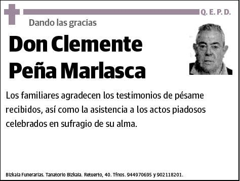 PEÑA MARLASCA,CLEMENTE