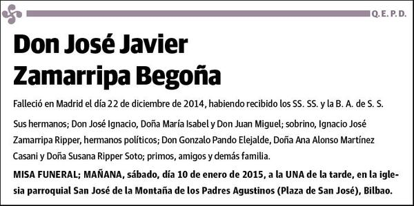 ZAMARRIPA BEGOÑA,JOSE JAVIER