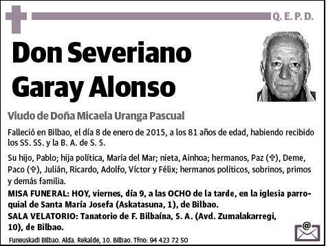 GARAY ALONSO,SEVERIANO