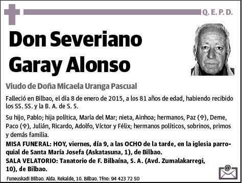 GARAY ALONSO,SEVERIANO