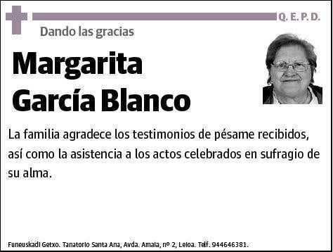 GARCIA BLANCO,MARGARITA