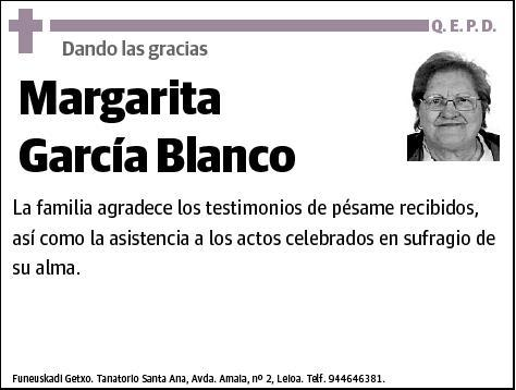 GARCIA BLANCO,MARGARITA