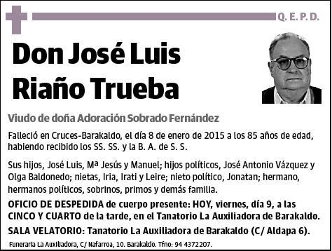 RIAÑO TRUEBA,JOSE LUIS