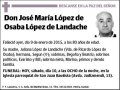 LOPEZ DE OSABA LOPEZ DE LANDACHE,JOSE MARIA
