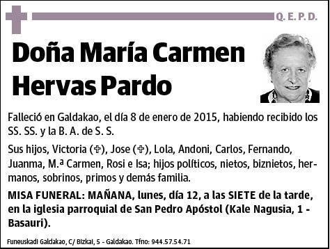 HERVAS PARDO,MARIA CARMEN