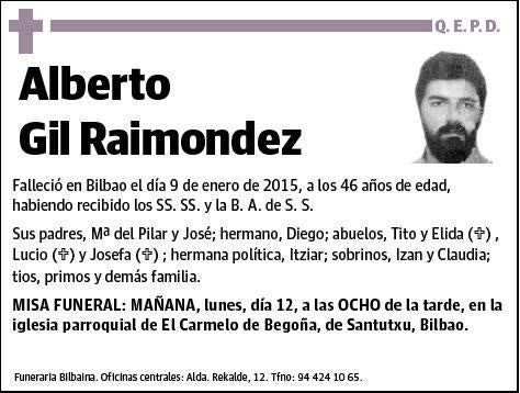 GIL RAIMONDEZ,ALBERTO