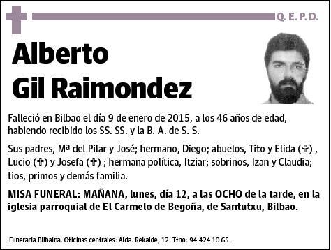 GIL RAIMONDEZ,ALBERTO