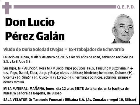 PEREZ GALAN,LUCIO