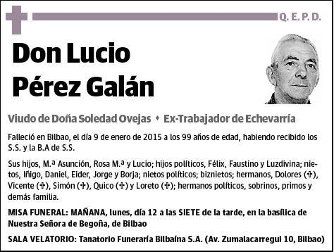 PEREZ GALAN,LUCIO