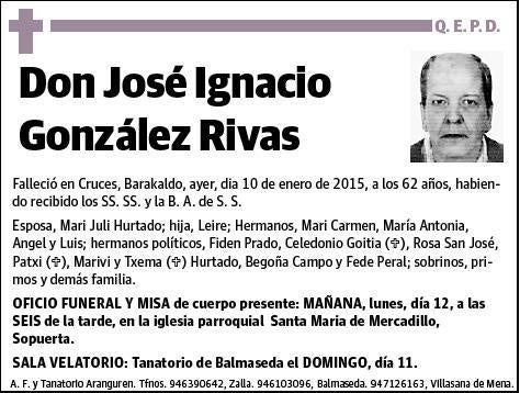 GONZALEZ RIVAS,JOSE IGNACIO