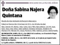 NAJERA QUINTANA,SABINA