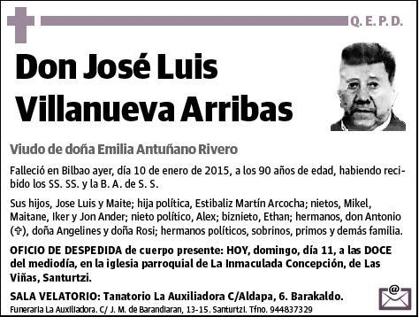 VILLANUEBA ARRIBAS,JOSE LUIS