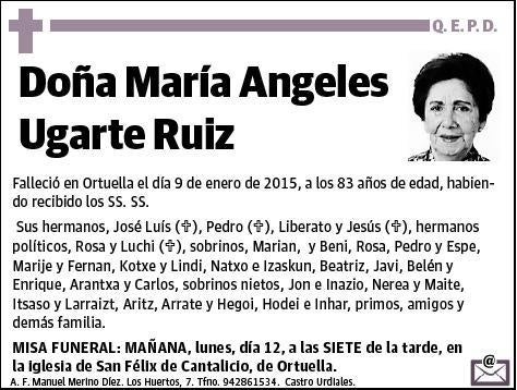 UGARTE RUIZ,MARIA ANGELES