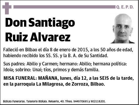 RUIZ ALVAREZ,SANTIAGO