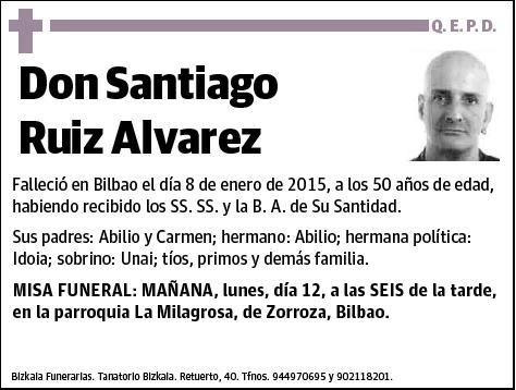 RUIZ ALVAREZ,SANTIAGO