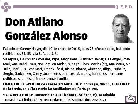 GONZALEZ ALONSO,ATILANO