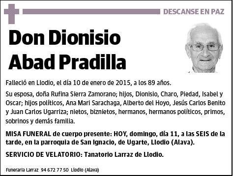 ABAD PRADILLA,DIONISIO