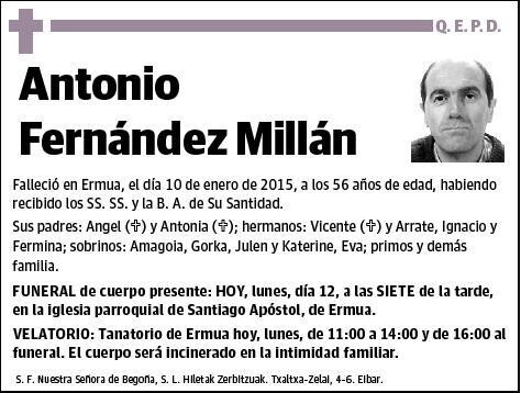 FERNANDEZ MILLAN,ANTONIO