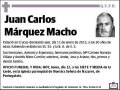 MARQUEZ MACHO,JUAN CARLOS