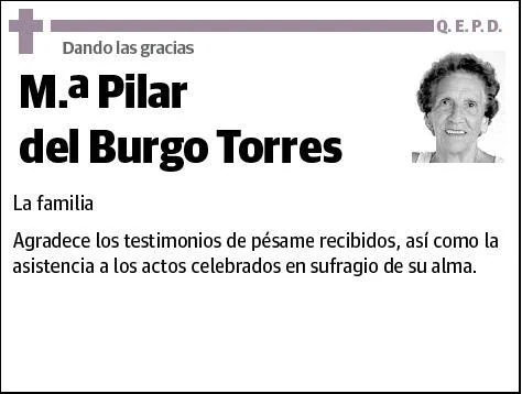DEL BURGO TORRES,Mª PILAR