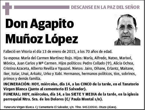 MUÑOZ LOPEZ,AGAPITO