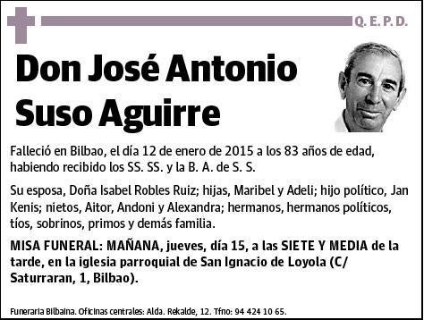 SUSO AGUIRRE,JOSE ANTONIO