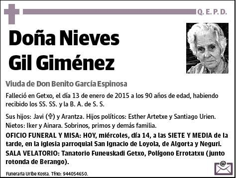 GIL GIMENEZ,NIEVES