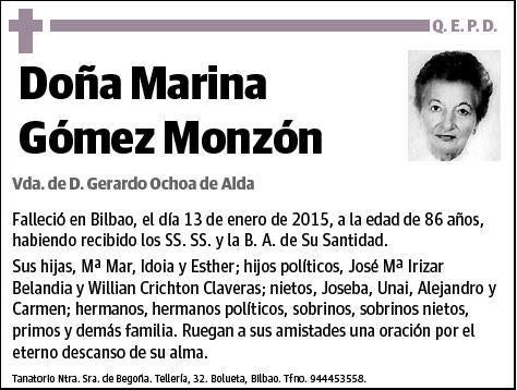 GOMEZ MONZON,MARINA