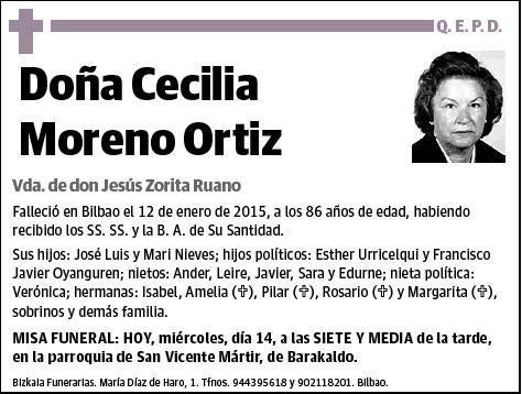 MORENO ORTIZ,CECILIA