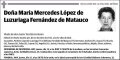 LOPEZ DE LAUZURIAGA FERNANDEZ DE MATAUCO,MARIA MERCEDES