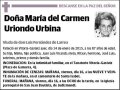 URIONDO URBINA,MARIA DEL CARMEN