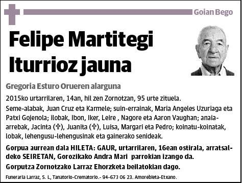 MARTITEGI ITURRIOZ,FELIPE