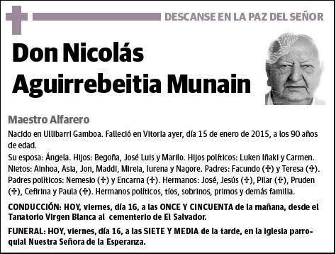 AGUIRREBEITIA MUNAIN,NICOLAS