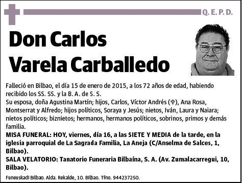 VARELA CARBALLEDO,CARLOS