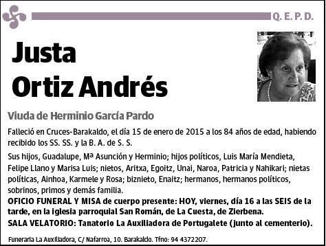 ORTIZ ANDRES,JUSTA