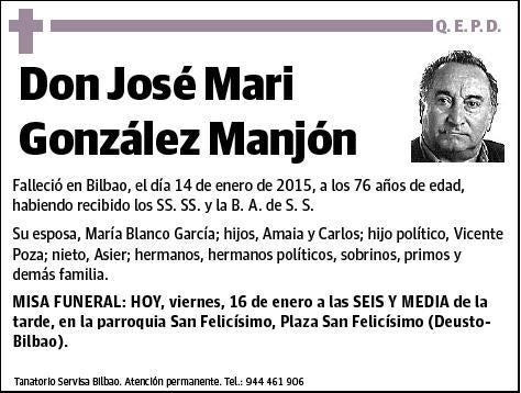 GONZALEZ MANJON,JOSE MARI