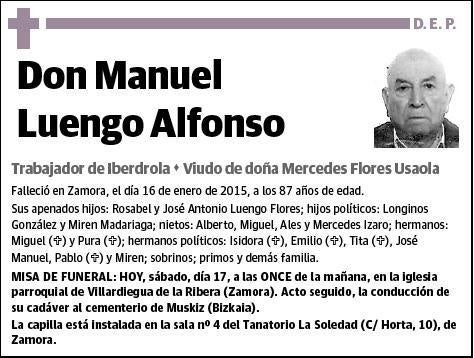 LUENGO ALFONSO,MANUEL