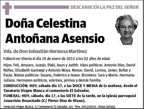 ANTOÑANA ASENSIO,CELESTINA