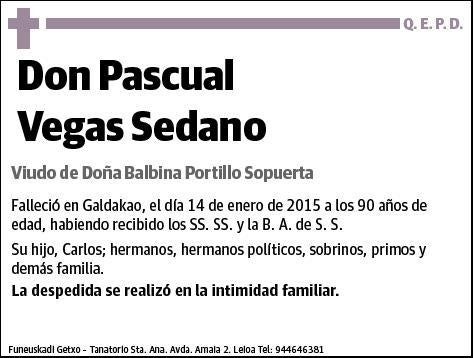 VEGAS SEDANO,PASCUAL