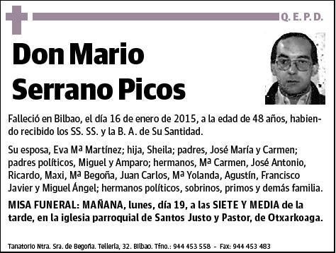 SERRANO PICOS,MARIO