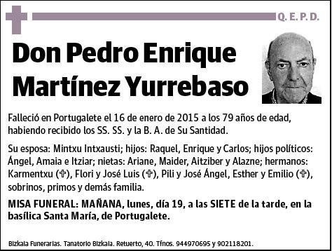 MARTINEZ YURREBASO,PEDRO ENRIQUE