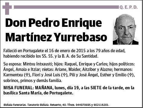 MARTINEZ YURREBASO,PEDRO ENRIQUE